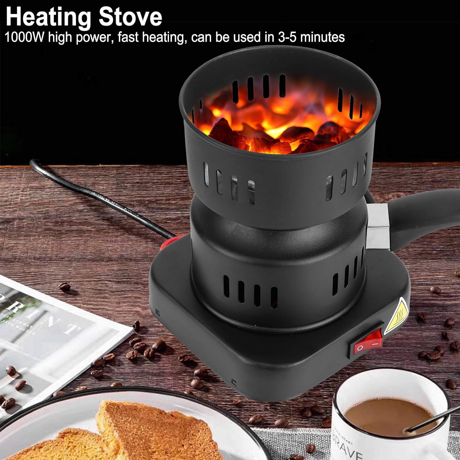 Mini Electric Stove: Heating, Hot Plate & Coffee/Tea Heater (Portable & Compact) your brand