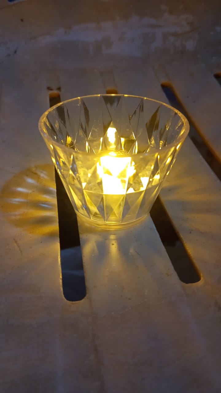 Cup Shape Crystal Table Lamp (1 Pc) - Shopmania Wholesale