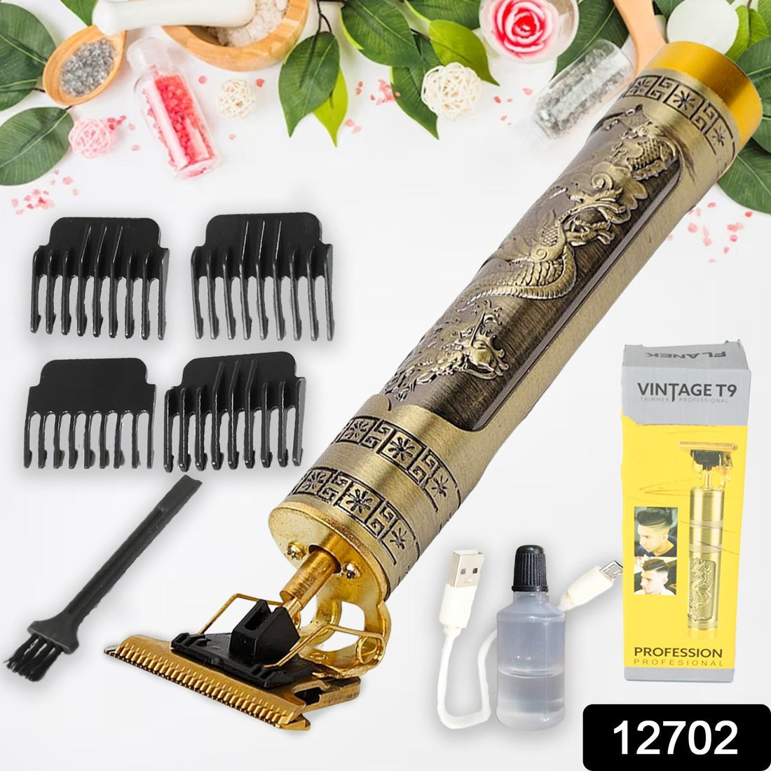 Hair Trimmer for Men Hair Style Trimmer, Professional Hair Clipper, Electric Shaving machine dry shaving for men - hair shaving and trimming beard With 4 adjustable blade clipper, Oil, Cleaning Brush - Shopmania Wholesale