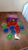 Colourful Reflection Diya Combo Plastic Candle Cup with Multi Shape (12 Pcs Set) your brand