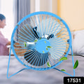 USB Table Desk Personal Metal Electronic Fan, Compatible with Computers, Laptops, Student Dormitory, Suitable For Office, School Use (1 Pc) - Shopmania Wholesale
