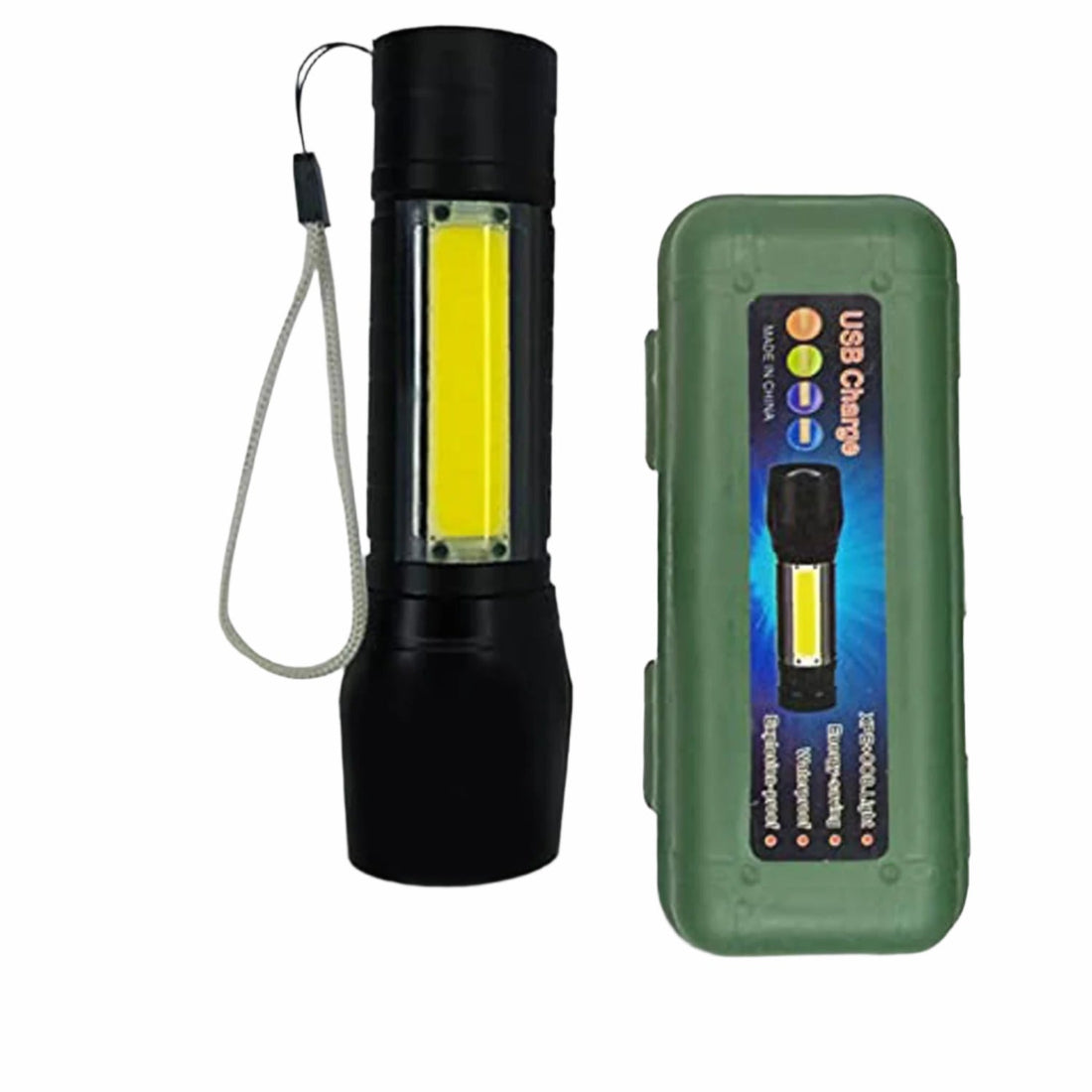 Rechargeable LED flashlight