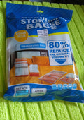 Vacuum Storage Bags with Suction Pump & Shirt clips - Vacuum Bags - Big Capacity Vacuum Seal Bags for Travel Clothes Blankets Pillows, Compression Bags | Space Saver Vacuum Storage Bags (5 Pcs Set) - Shopmania Wholesale