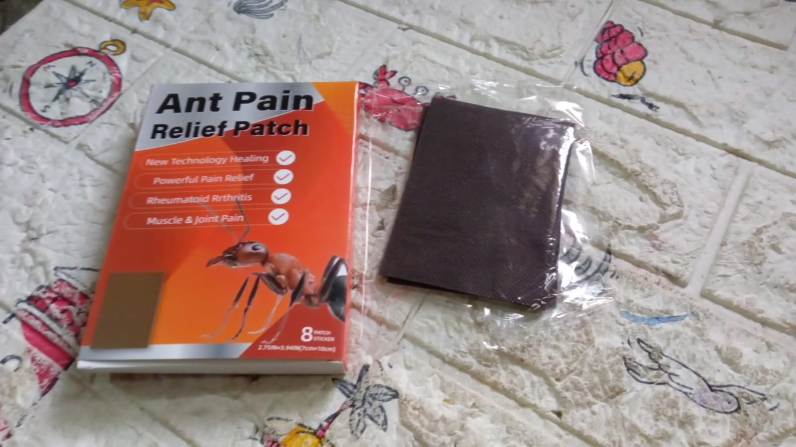 Ant Pain Relief Patch - Pack of 8 Patches | Instant Relief from Muscular Pain & Joint Pain| Natural Pain Relief Patches | Powerful Pain Relief, No Side Effects your brand