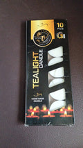 Tealight Candles Set, Smokeless Candles (10 Pcs set) your brand