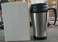 Stainless Steel Vacuum Glass Insulated Glass Coffee Cups (With Lid & Handle / 1 pc) - Shopmania Wholesale