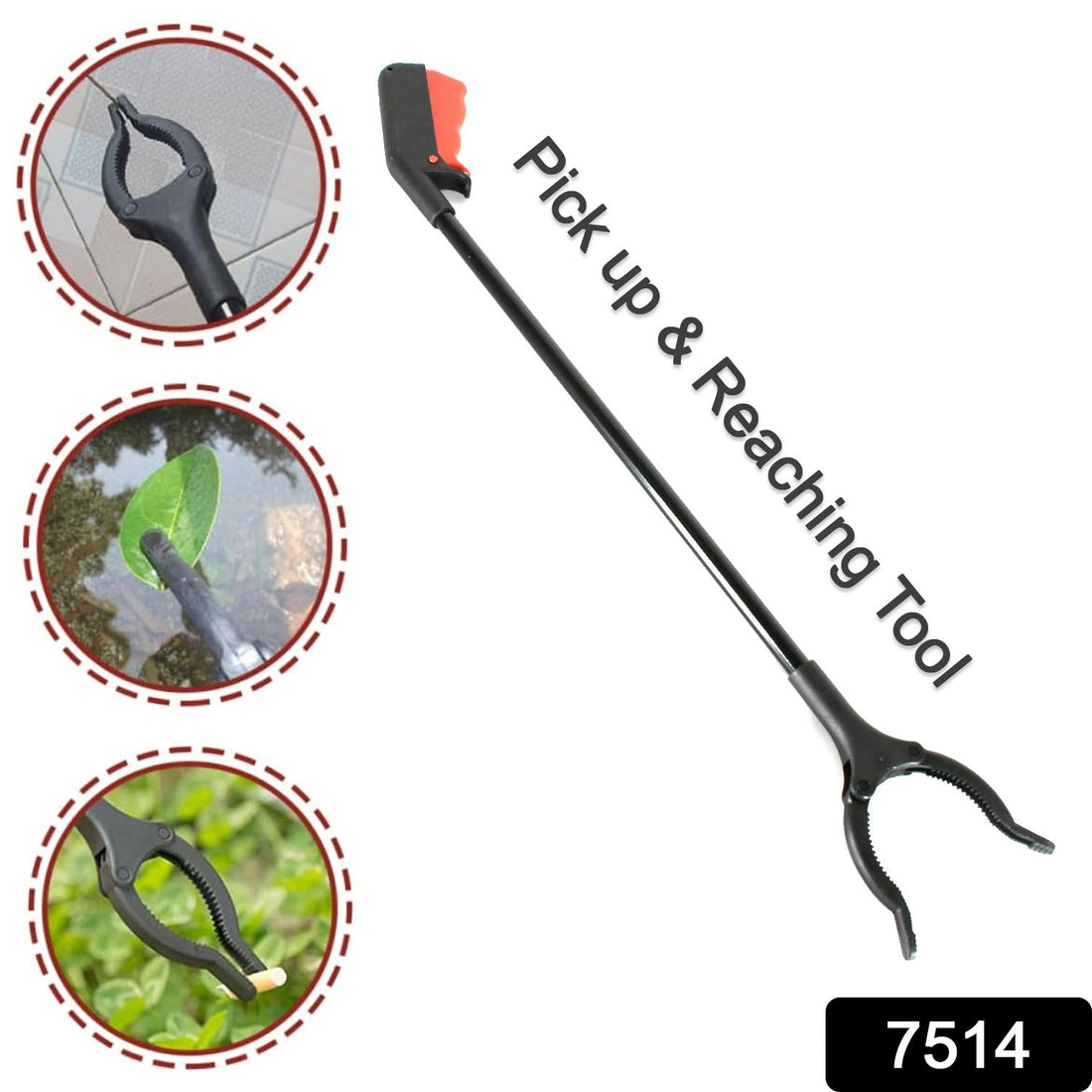 Extra Long Pickup Aid Trash Picker Upper, Rotating Hand, Heavy Duty Grip Arm - Reaching Assist for Litter, Elderly, Garden  Disabled, Handicap Arm your brand