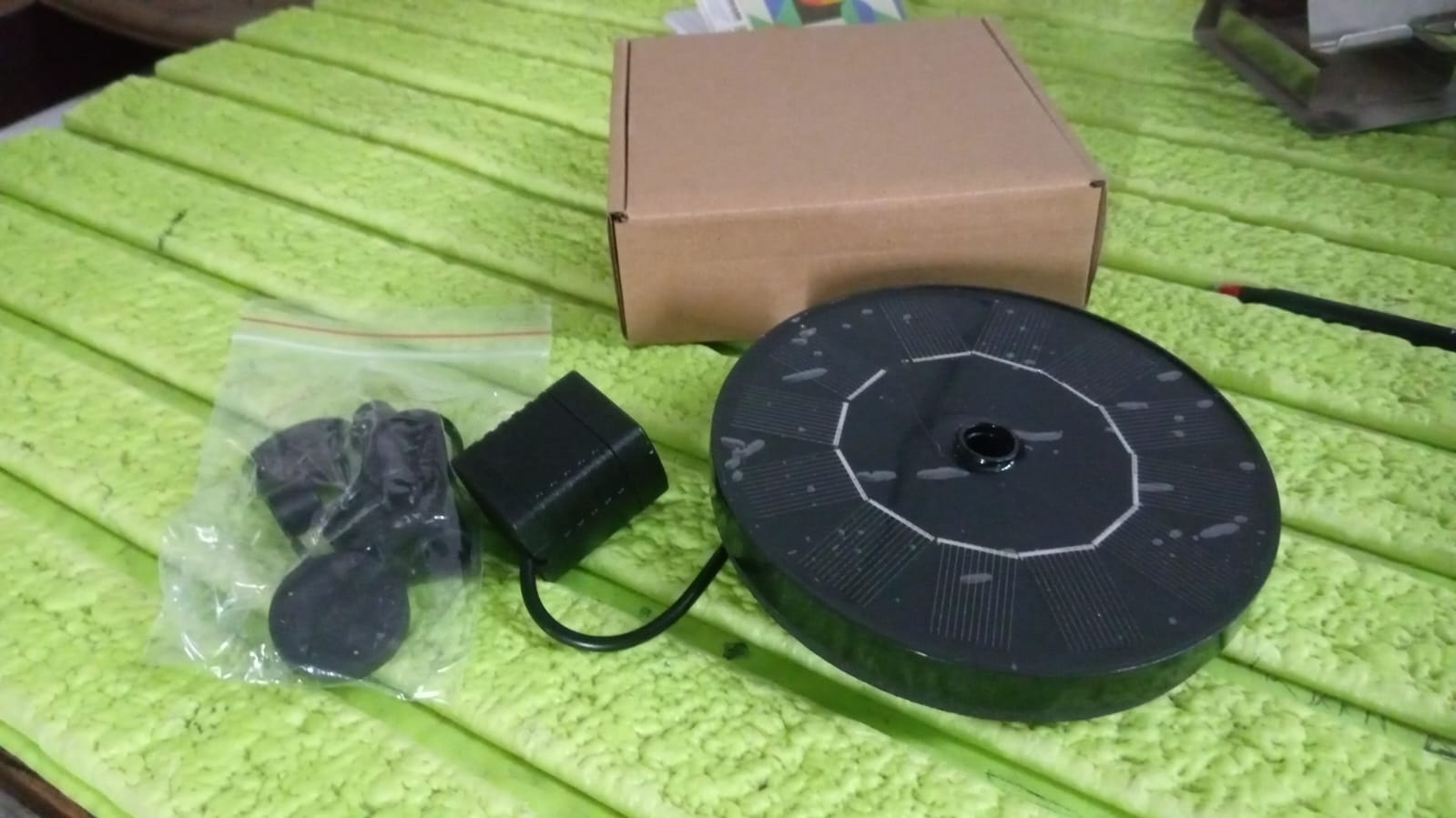 Solar Water Fountain Pump with Multi Spray Modes (1 Set) - Shopmania Wholesale