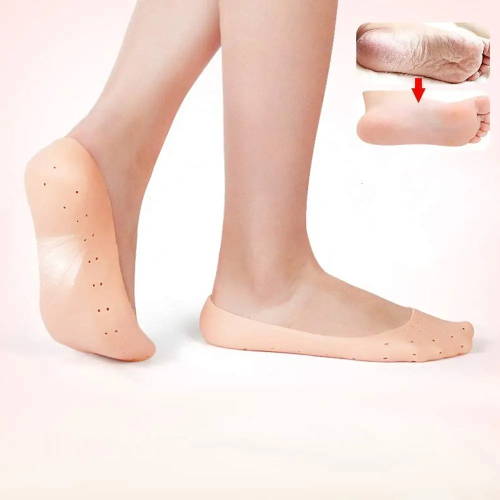 Anti Crack silicone Gel Foot Protector Moisturizing Socks your brand