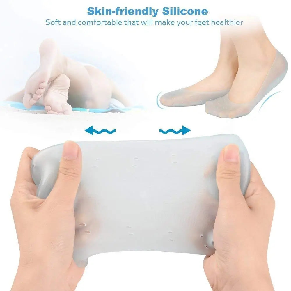 Anti Crack silicone Gel Foot Protector Moisturizing Socks your brand