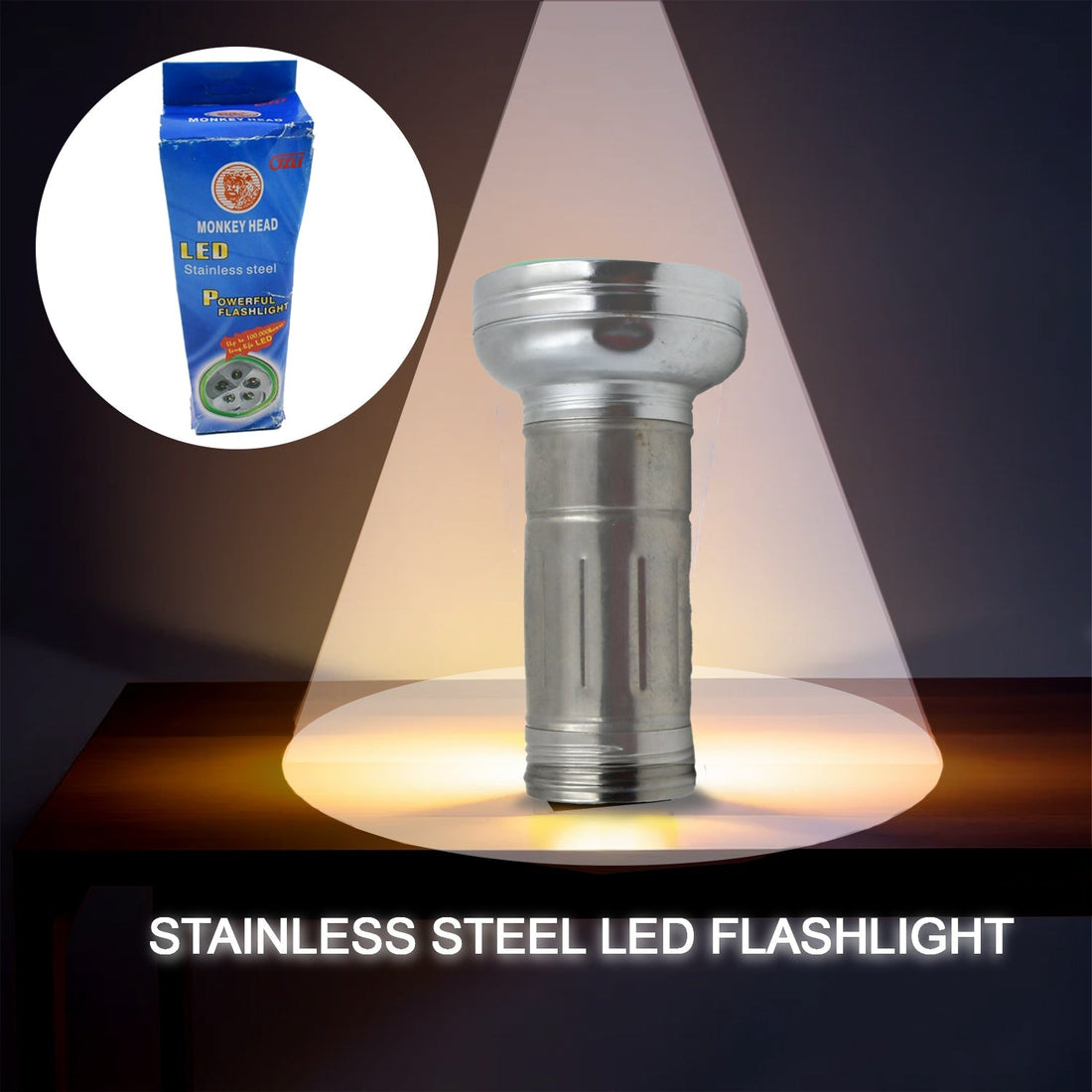 Nostalgic Flashlight,Flashlight Outdoor, Portable Nostalgic Simple Iron Outdoor Old-Fashioned Flashlight your brand