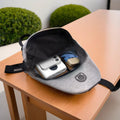 Waterproof Anti Theft Cross-body fanny pack waist bag, Shoulder Bags Chest Men Casual fashion USB Charging earphone hook Sling Travel Bag (1 Pc) your brand