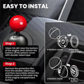 Ball Design Car Push Start Button Rocker / Cover (1 Pc) your brand