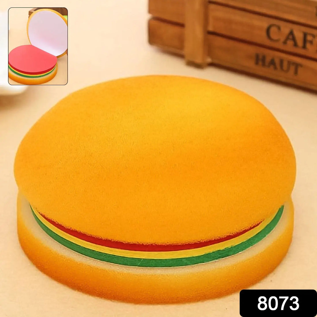 Burger Shaped Note  /  Sticky Notes  /  Memo Notes, Unique Mini Notes (Multicolor) your brand
