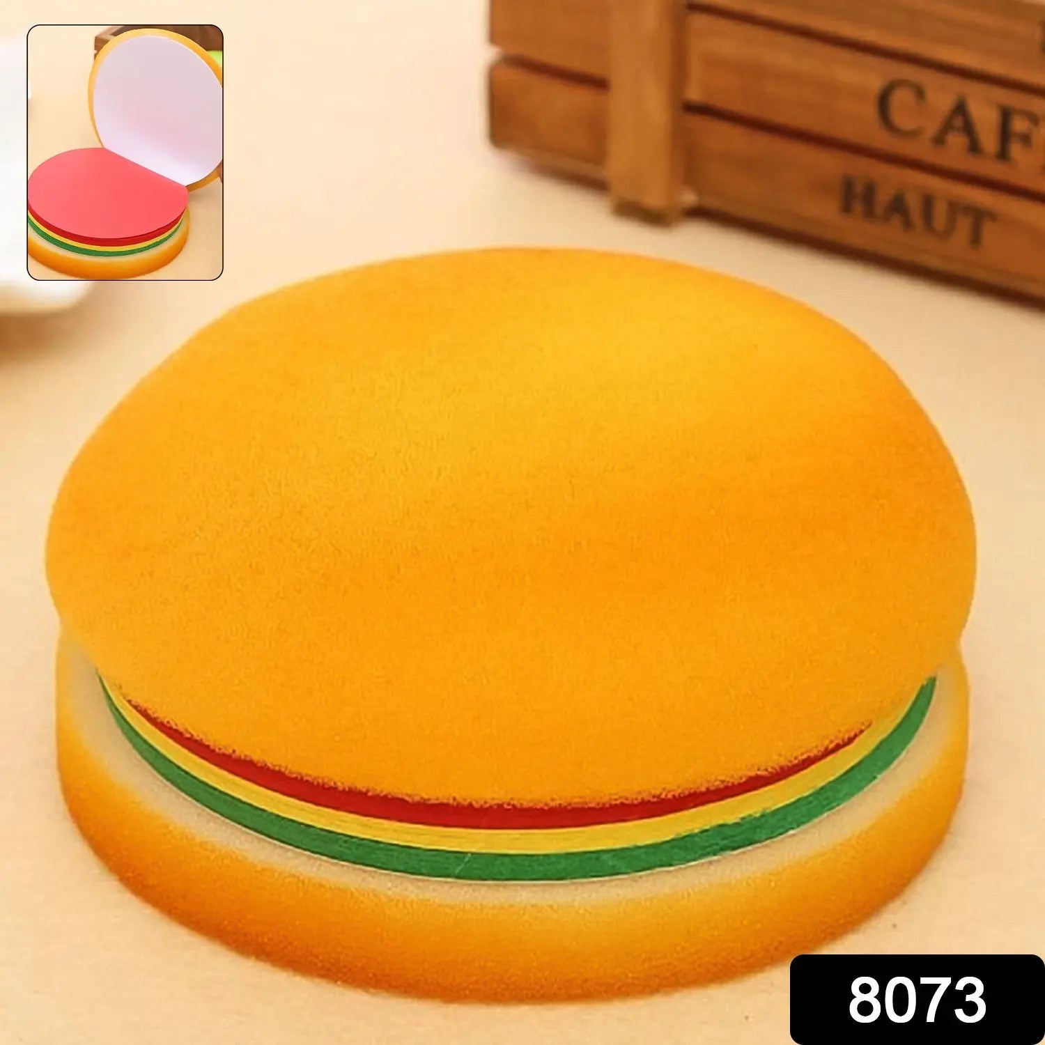Burger Shaped Note  /  Sticky Notes  /  Memo Notes, Unique Mini Notes (Multicolor) your brand