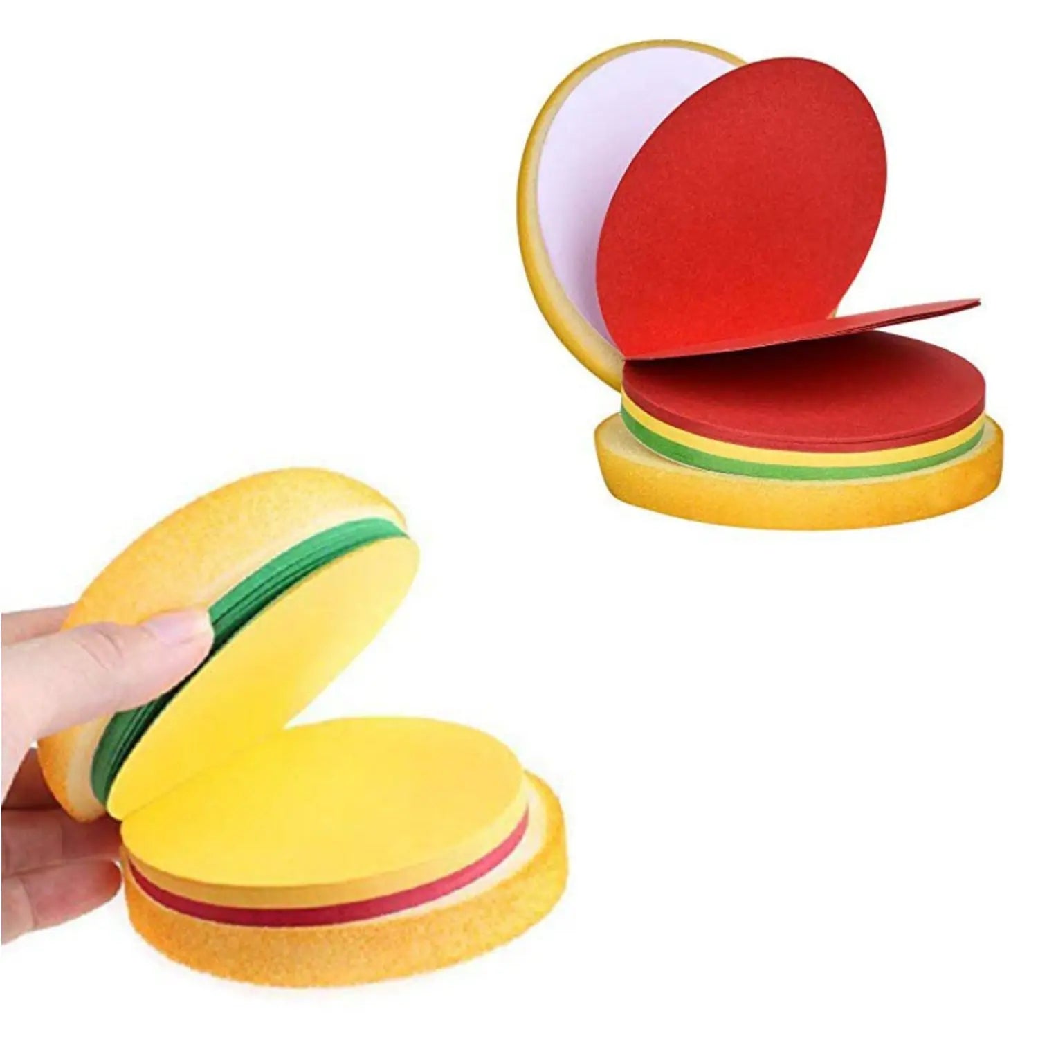 Burger Shaped Note  /  Sticky Notes  /  Memo Notes, Unique Mini Notes (Multicolor) your brand