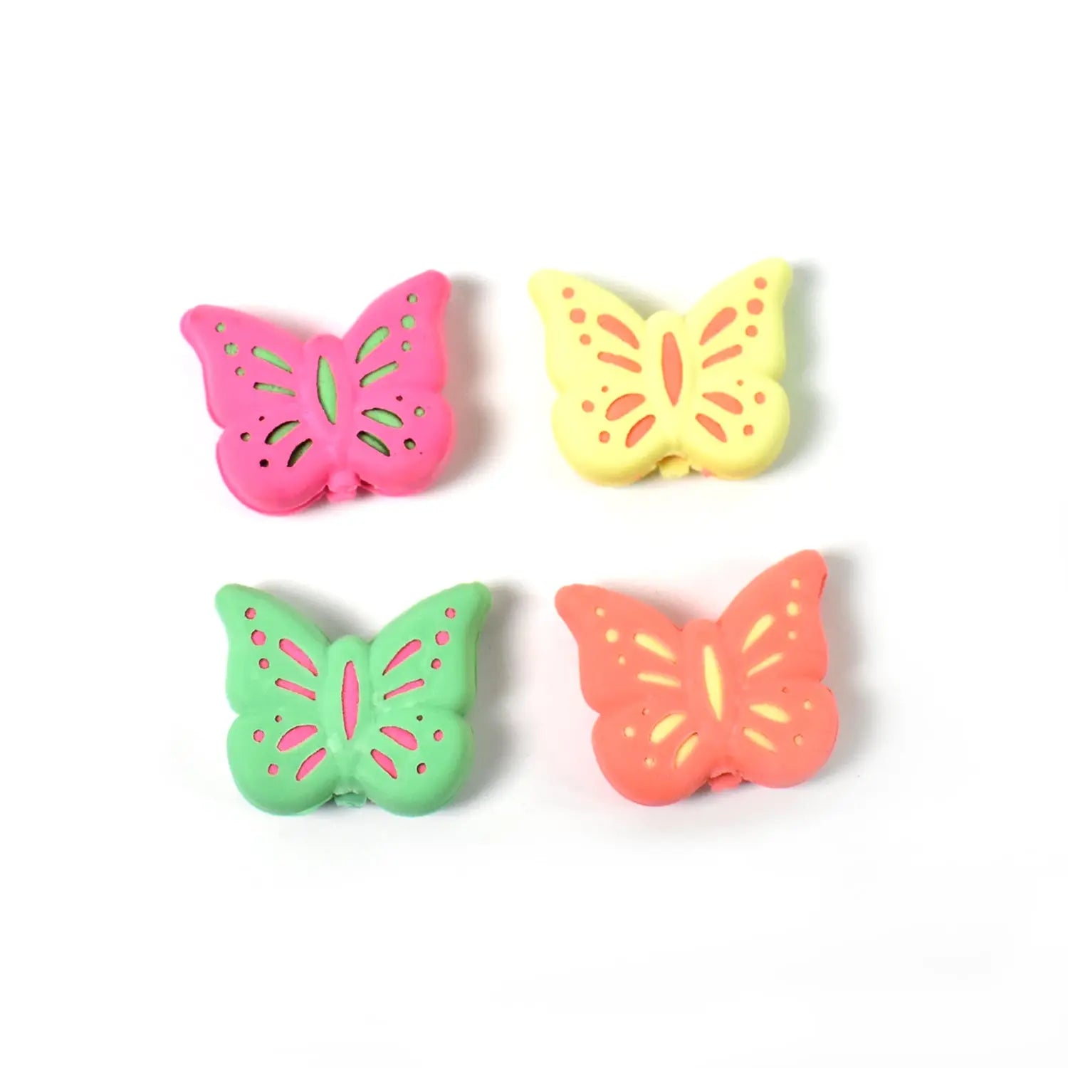Butterfly Shape Eraser Rubber (1 Pc / Mix Colour & Design) your brand