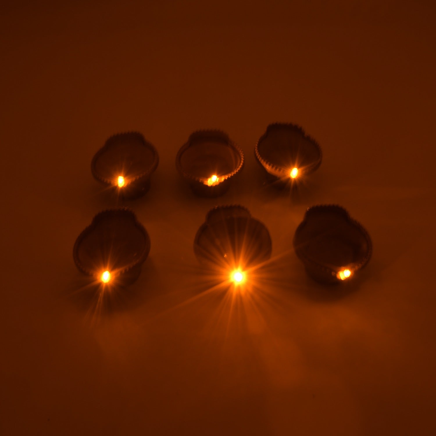 Water Sensor Diyas for Diwali Decoration | Diyas for Home Decoration| Diwali Decoration Items for Home Decor Diyas | Diwali LED Diyas Candle with Water Sensing Technology E-Diya (6Pc Set) - Shopmania Wholesale