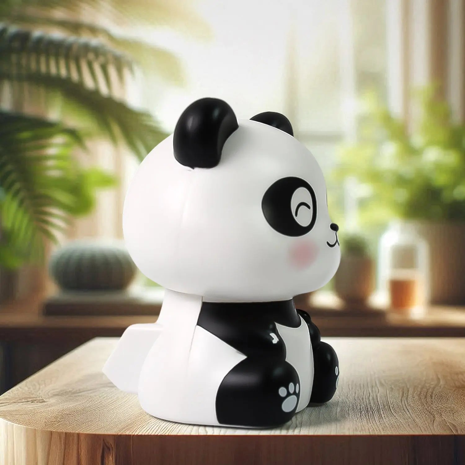 Car Decoration Solar Power Moving Head Panda Statue Creative (1 Pc) your brand