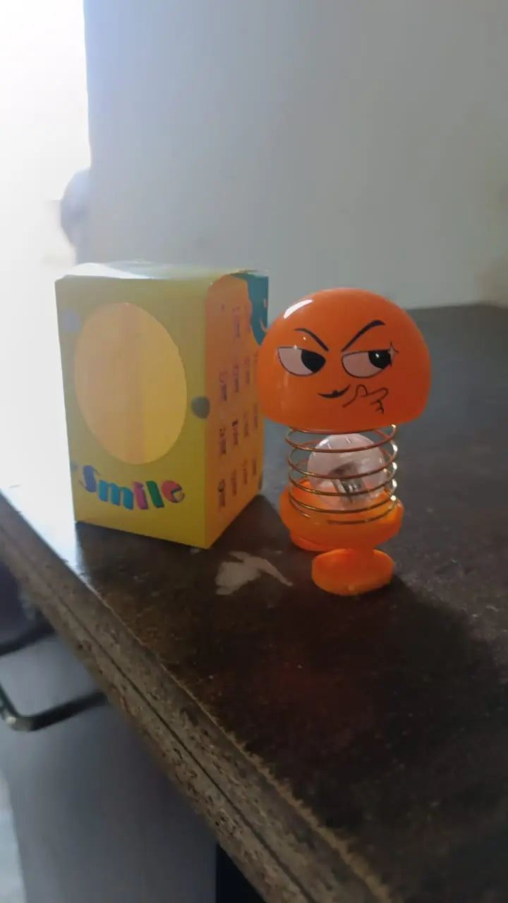 Cartoon Face, Spring Doll Dance Toy (1 Pc / With Color Box) your brand