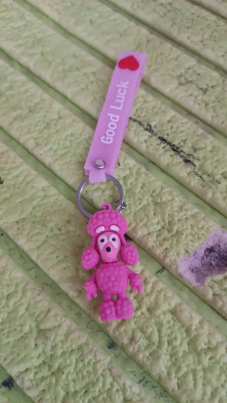 Cute Cartoon Silicone 3D Key Chain with Metal Hook & Strap (Pack of 1) your brand