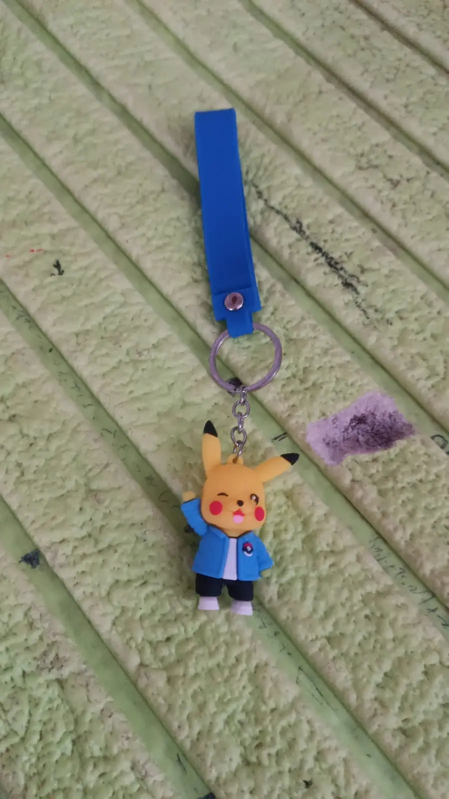 Cute Silicone 3D Key Chain with Metal Hook & Strap (Pack of 1) your brand