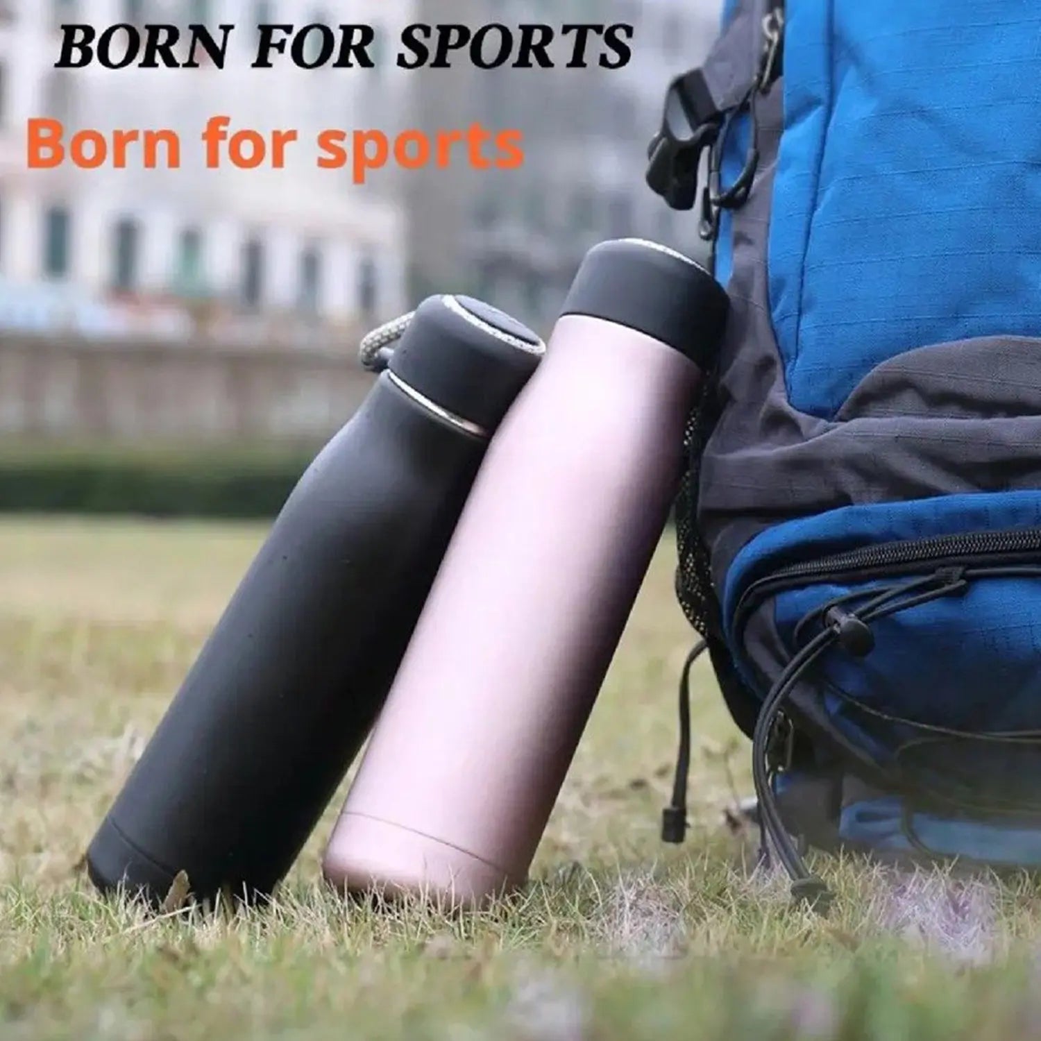 Double Wall Vacuum Insulated Water Bottle (550 ML) your brand