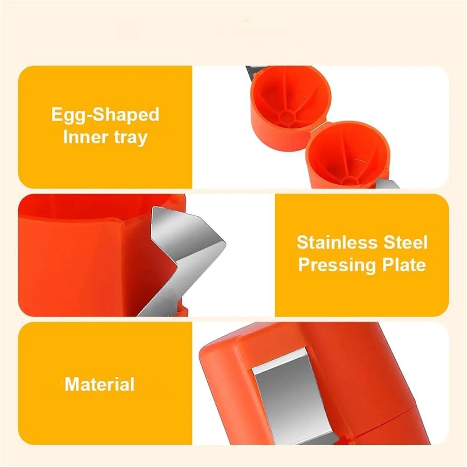 Egg Shell Opener Egg Cracker Tool for Raw Eggs Handheld (1 Pc) your brand