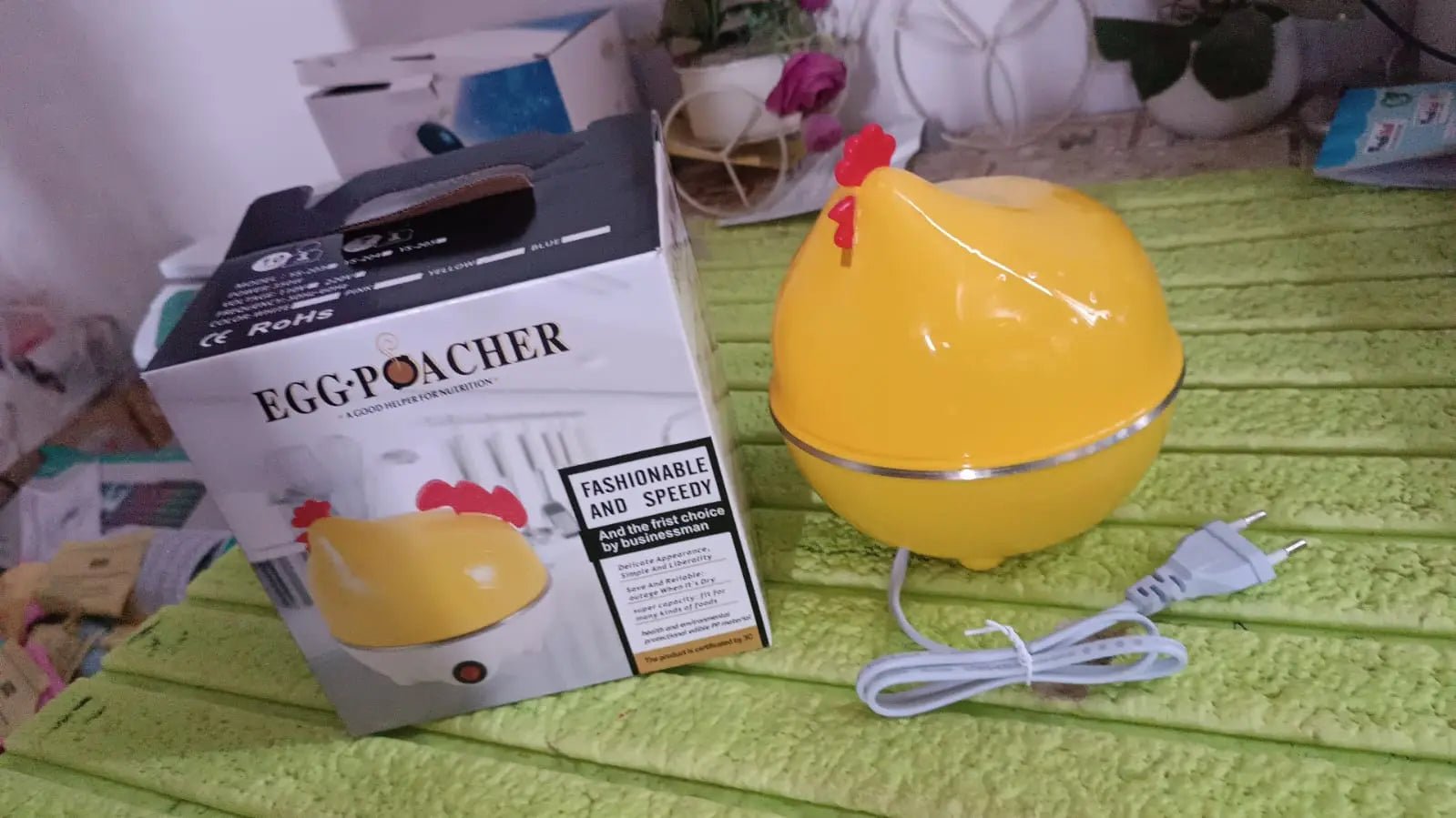 Electric Egg Boiler, Chicken Shaped Egg Kettle / Cooker (1 Pc) your brand