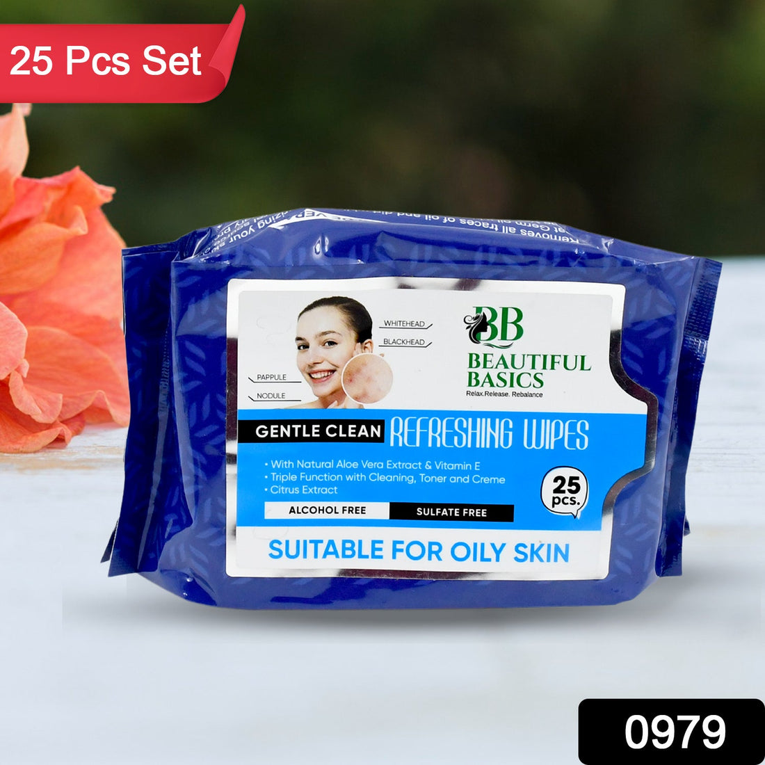 Refreshing Wet Wipes for Face | Facial Cleansing | Refreshing & Skin Hydration| Soothing for skin | pH Balance & Alcohol Free | Nourishing with Fruit extract | 25 Wipes - Shopmania Wholesale