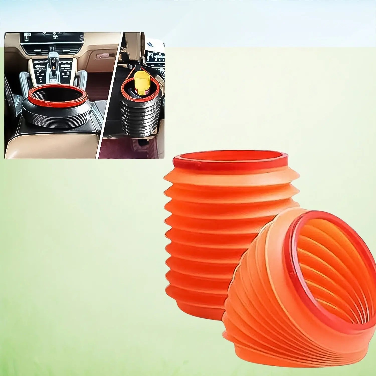 Foldable Storage Bucket, Water Container & Dustbin Multiuse bucket ( red ) your brand