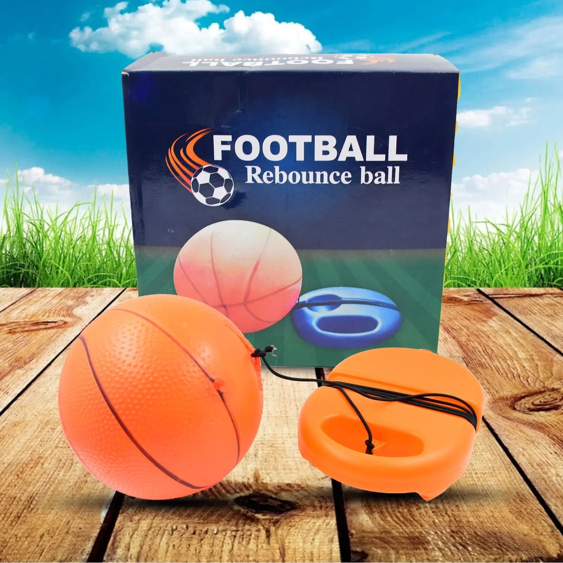 Football Rebound Ball with String (1 Set) your brand