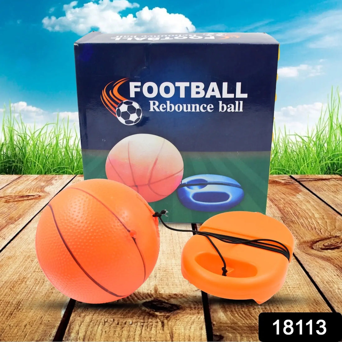Football Rebound Ball with String (1 Set) your brand