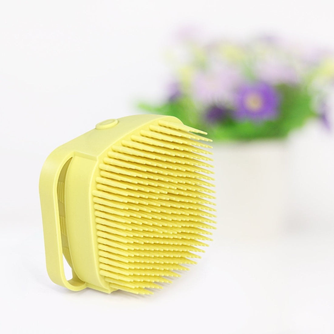 Silicone Massage Bath Body Brush Soft Bristle With Shampoo Dispenser - Shopmania Wholesale
