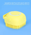 Silicone Massage Bath Body Brush Soft Bristle With Shampoo Dispenser - Shopmania Wholesale