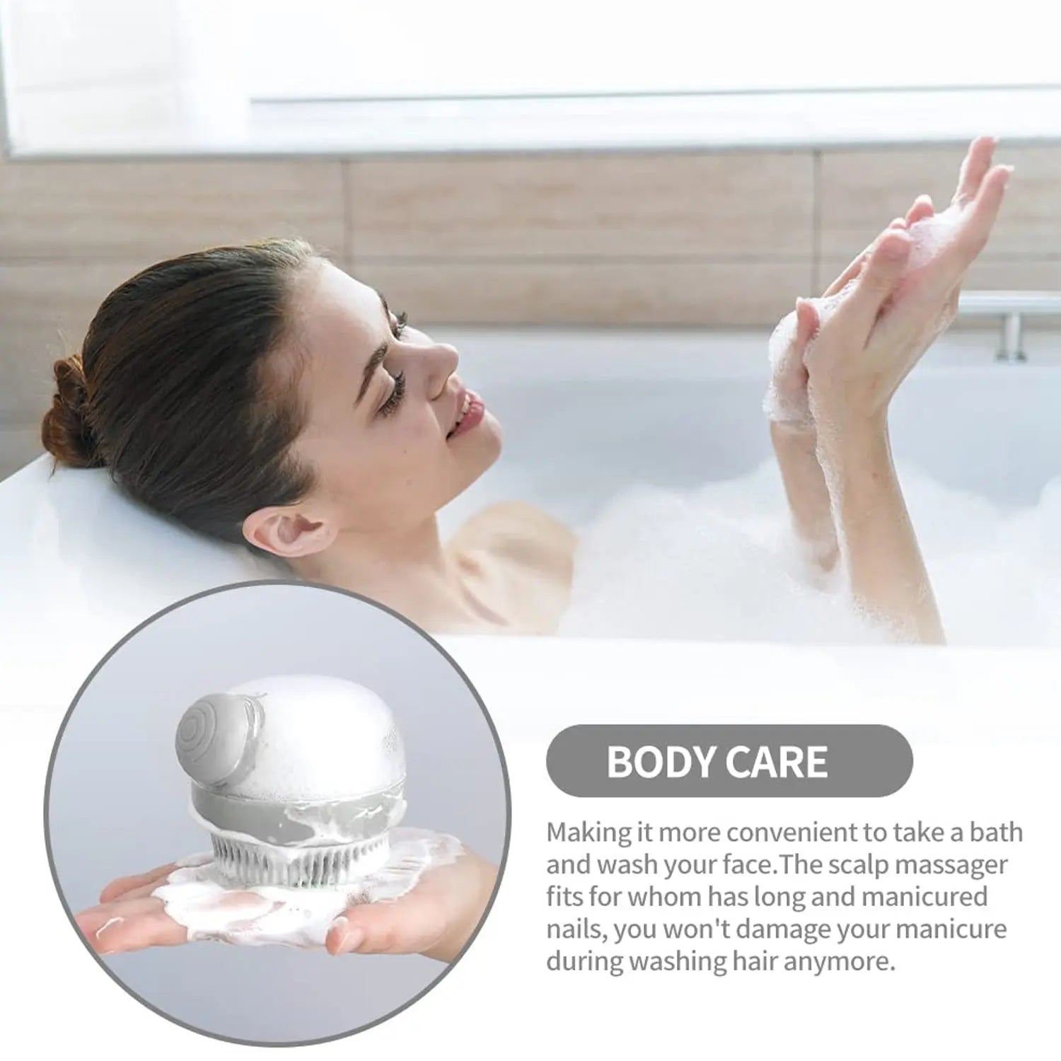 Head Scalp Massager Shampoo Brush (1 Pc) your brand