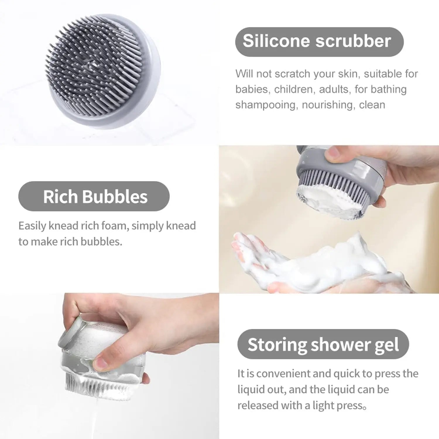 Head Scalp Massager Shampoo Brush (1 Pc) your brand