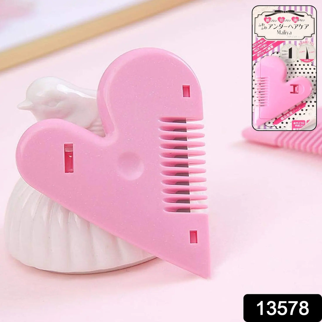 Heart Shape Plastic Hair Cutting Scissors