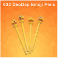 Smiley emoji pens for cheerful writing.