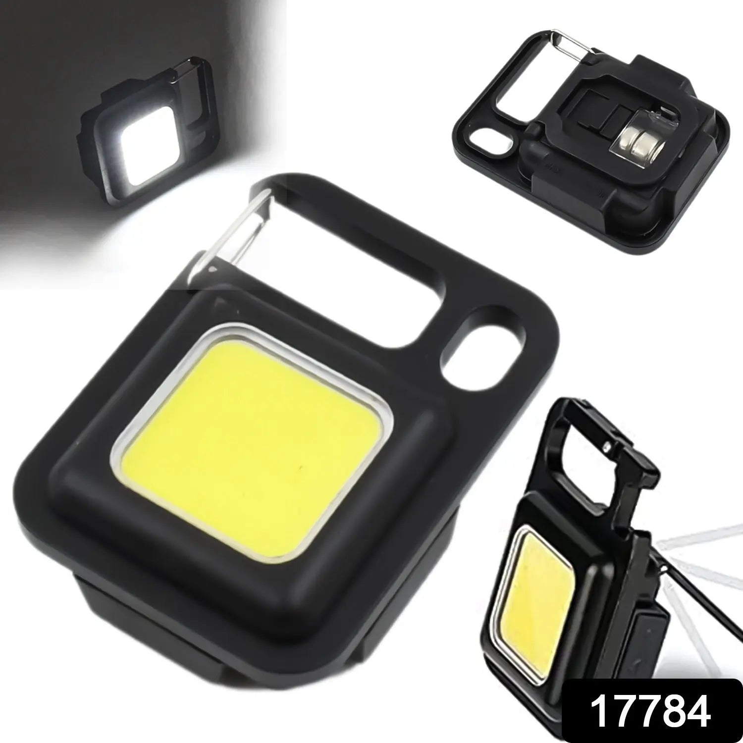 LED Battery Operated Keychain Flashlight Small Work Light with Folding Bracket Bottle Opener for Camping, Hiking, Emergency  (1 Pc / MOQ :- 36 Pcs) your brand
