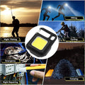 LED Battery Operated Keychain Flashlight Small Work Light with Folding Bracket Bottle Opener for Camping, Hiking, Emergency  (1 Pc / MOQ :- 36 Pcs) your brand