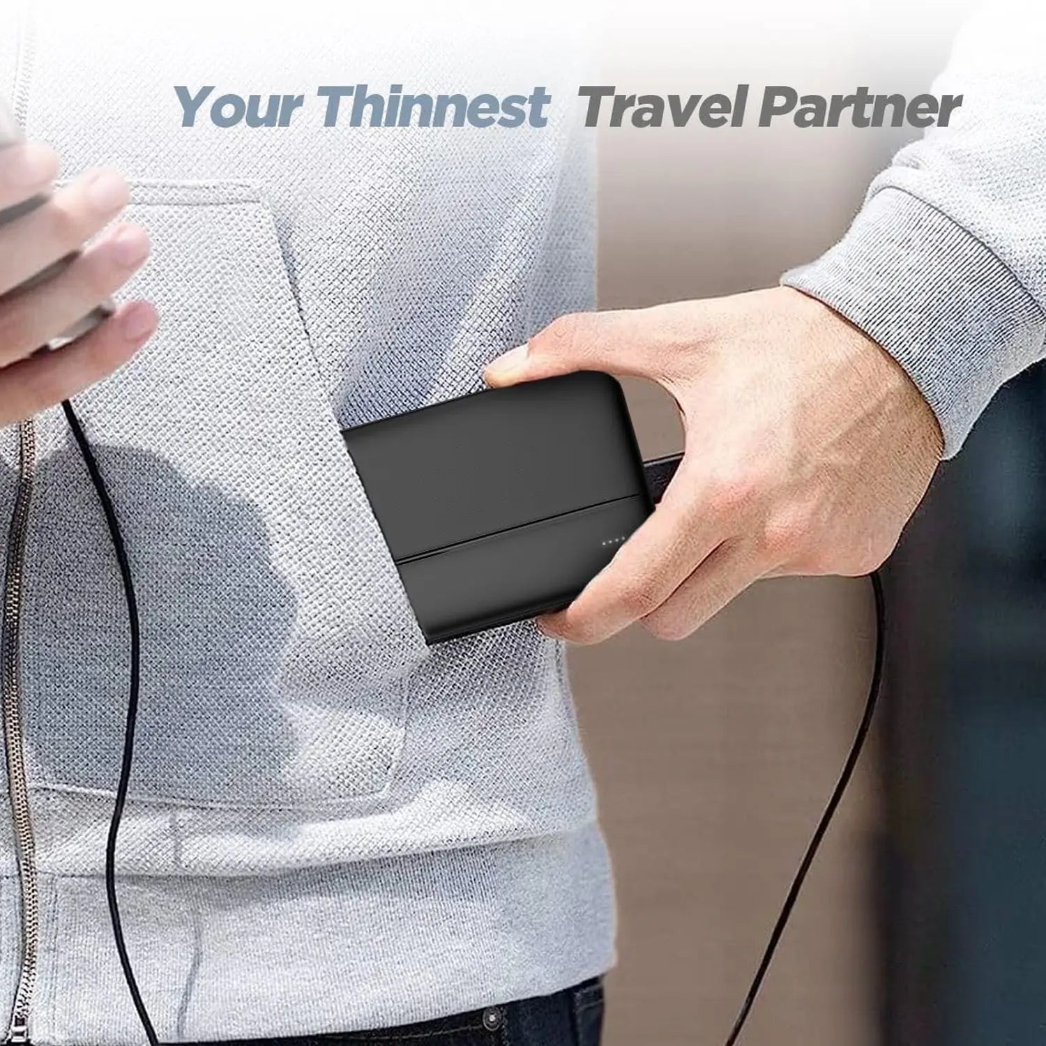 Lithium-Polymer, 2 USB Output, Power Bank, 10000mAh (1 Pc) your brand