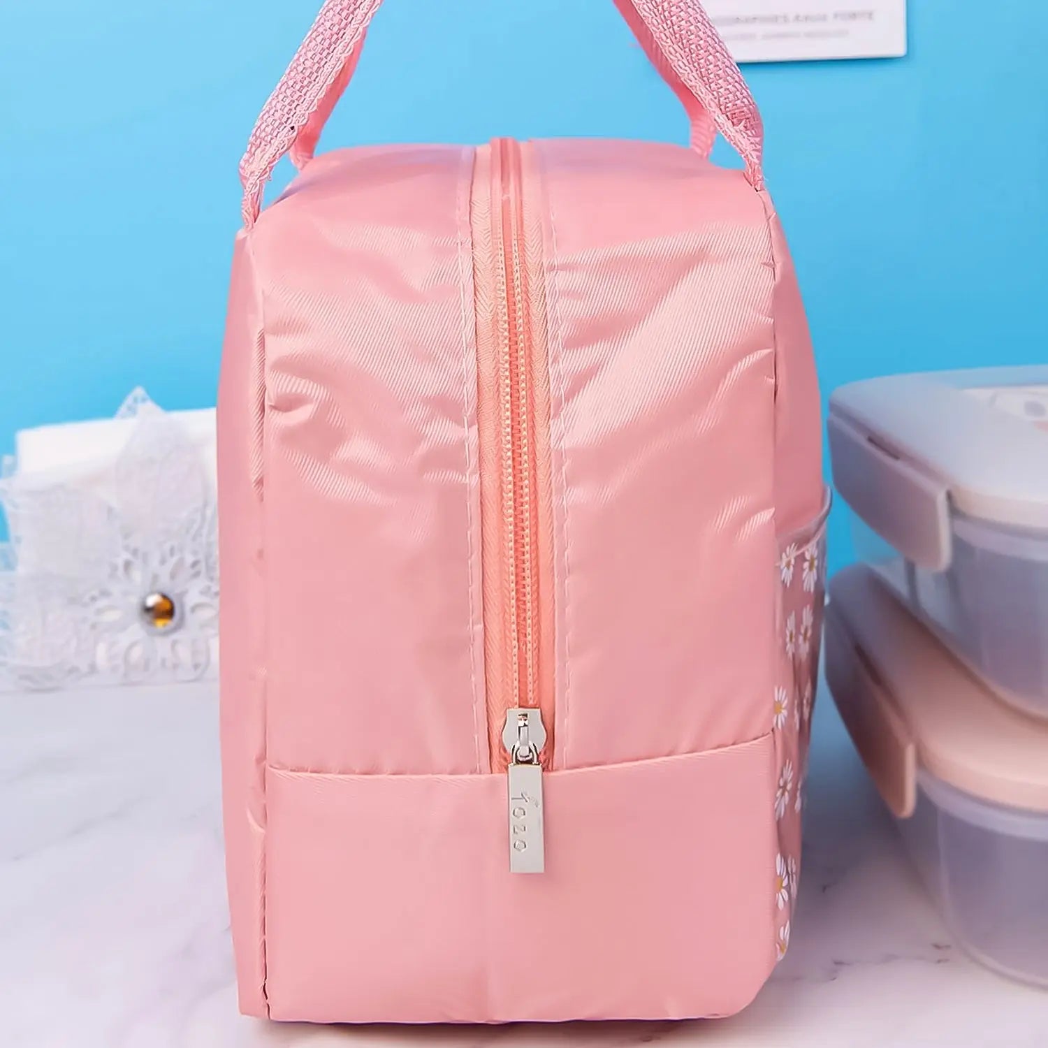 Lunch Box Bag for Women Men Insulated Lunch Bag With Zipper (1 Pc / Mix Color) your brand
