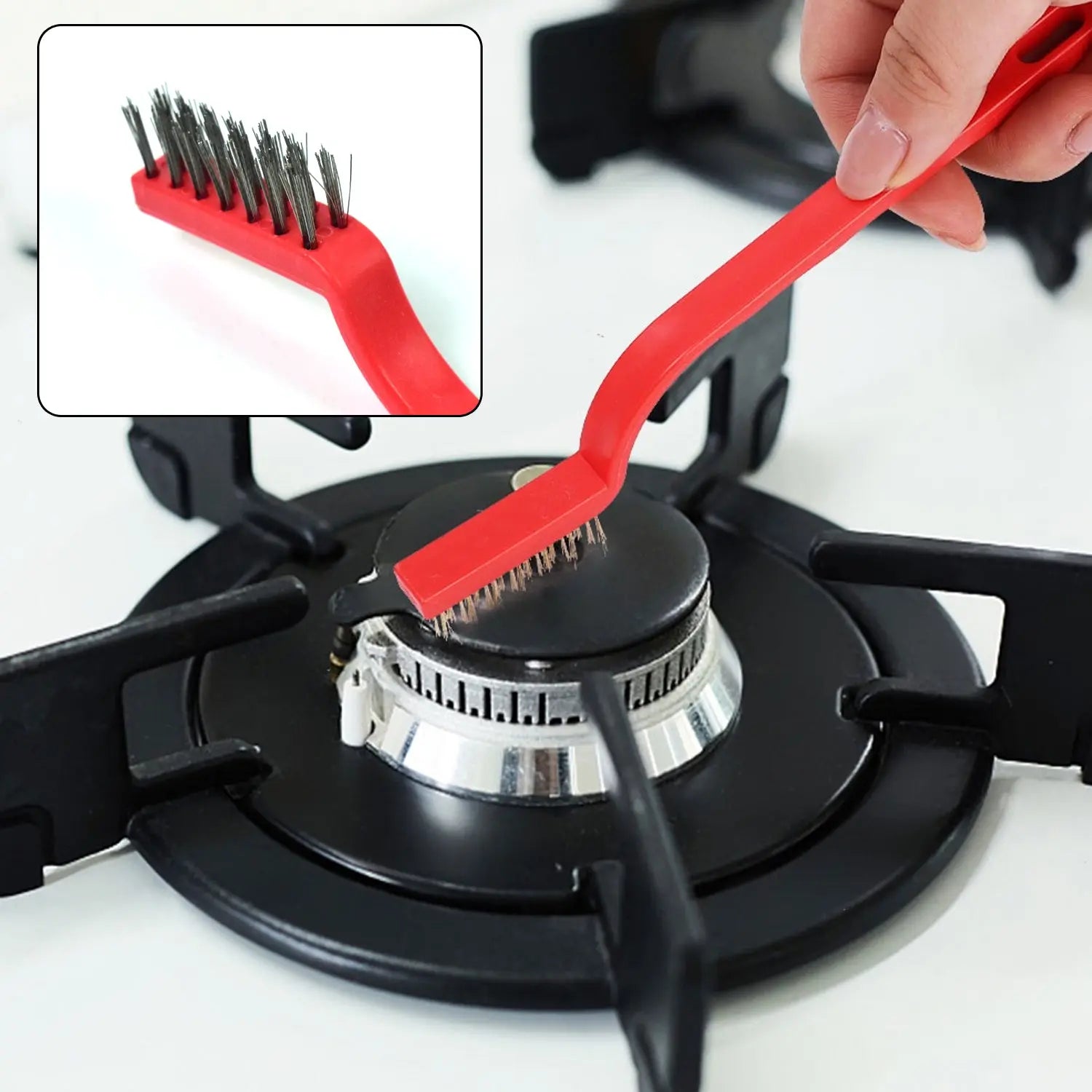 Mini Wire Brush Stainless Steel (1 Pc) your brand