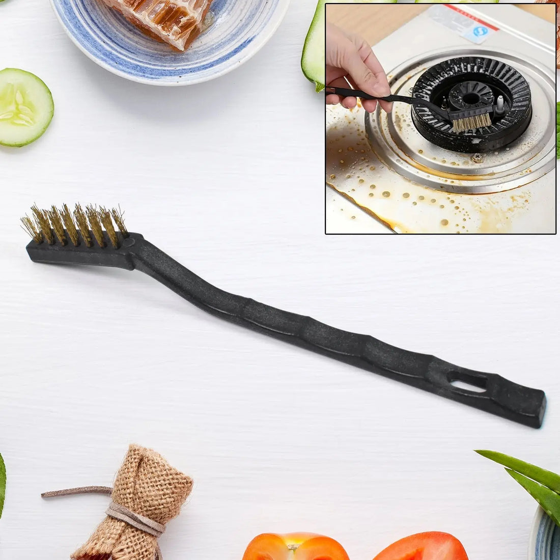 Mini Wire Brush, Brass Wire Brush (1 Pc) your brand