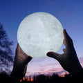 Moon Night Lamp with Plastic Stand Night Lamp for Bedroom (15x13 Cm / 1 Pc) your brand