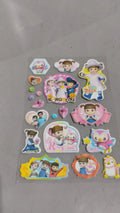 Multipurpose Adhesive 3D Stickers (1 Sheet / 15×10 Cm) your brand