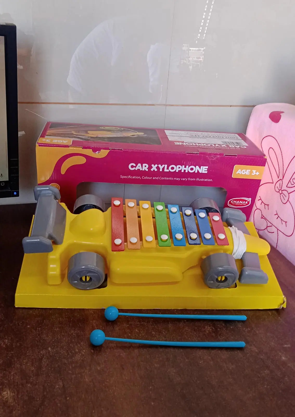 Musical Car Piano Xylophone Toy, Plastic Car Xylophone (1 Set) your brand