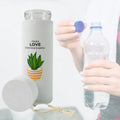 Outdoor sport Glass water bottle leakproof (450 ML) your brand