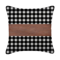 Pillow Covers, Leather & Cotton Cushion Covers (17 × 17 Inch / 1 Pair / 2 Pc) your brand